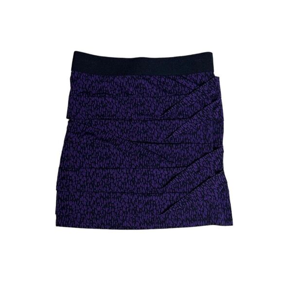 BCBGeneration Bandage women skirt purple black size Medium - Picture 1 of 7